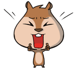 Big head Chipmunk sticker #4294418