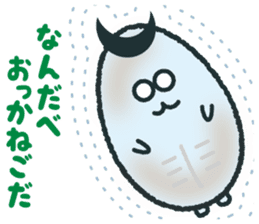 sendai-dialect ndaccya-maru sticker #4294909