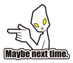 Message from an alien -English- sticker #4294980
