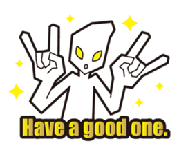 Message from an alien -English- sticker #4294981