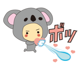 love me! costume kids sticker #4295077