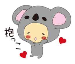 love me! costume kids sticker #4295093