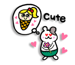 Ham metal-kun ice-chan & Friends sticker #4295389