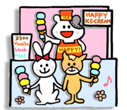 Ham metal-kun  ice-chan & Friends sticker #4295422