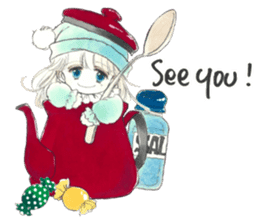 Poe and Rilfee -in English sticker #4295548