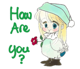 Poe and Rilfee -in English sticker #4295551