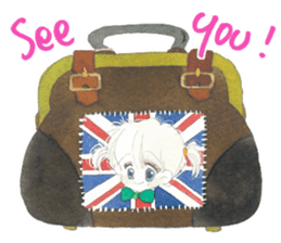 Poe and Rilfee -in English sticker #4295556