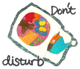 Poe and Rilfee -in English sticker #4295571