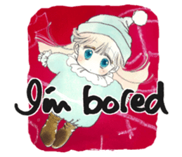 Poe and Rilfee -in English sticker #4295573