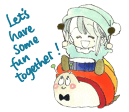 Poe and Rilfee -in English sticker #4295574