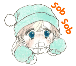 Poe and Rilfee -in English sticker #4295575