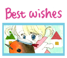 Poe and Rilfee -in English sticker #4295576