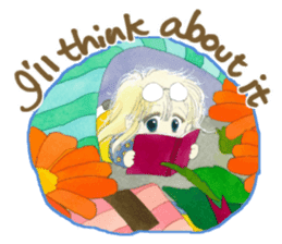 Poe and Rilfee -in English sticker #4295579