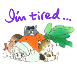 Poe and Rilfee -in English sticker #4295581