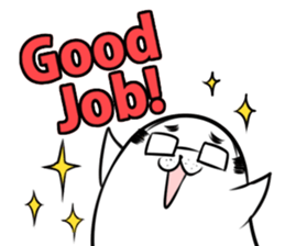 Mr.Seal baldness sticker #4296272