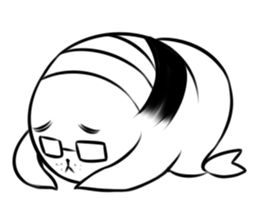 Mr.Seal baldness sticker #4296290