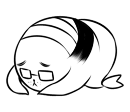 Mr.Seal baldness sticker #4296290