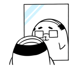 Mr.Seal baldness sticker #4296293