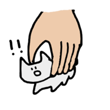 Somewhat exasperating cat sticker #4296786