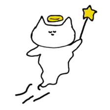 Somewhat exasperating cat sticker #4296808