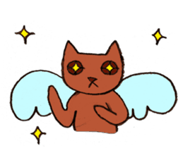 anomalous cat KUMAAAAAN sticker #4297155