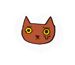 anomalous cat KUMAAAAAN sticker #4297165