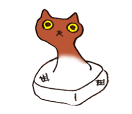 anomalous cat KUMAAAAAN sticker #4297173