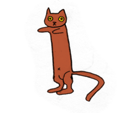 anomalous cat KUMAAAAAN sticker #4297179
