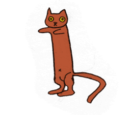 anomalous cat KUMAAAAAN sticker #4297179