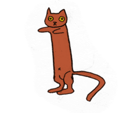 anomalous cat KUMAAAAAN sticker #4297179