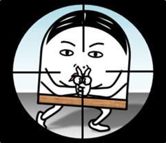 Fish paste boy sticker #4297317