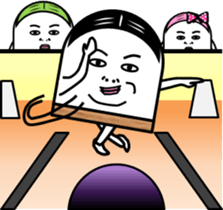 Fish paste boy sticker #4297339