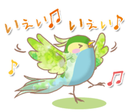 colorful cute birds sticker #4297424