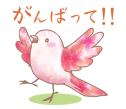 colorful cute birds sticker #4297433