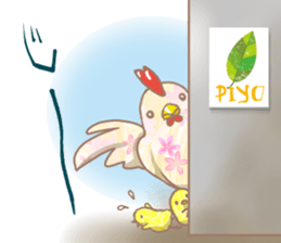 colorful cute birds sticker #4297442