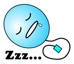 Balloon face mark Sticker sticker #4297707