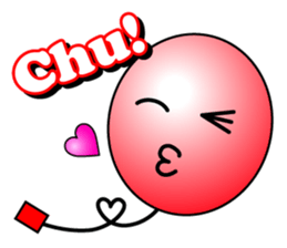 Balloon face mark Sticker sticker #4297714