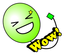 Balloon face mark Sticker sticker #4297716