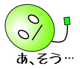 Balloon face mark Sticker sticker #4297728