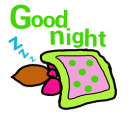 Happy ponytail sticker #4297825