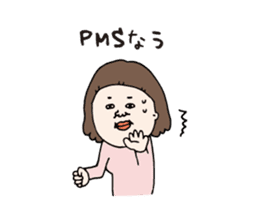 Women's PMS Stickers sticker #4298093