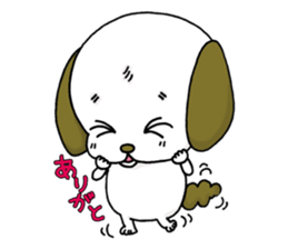 stamp of the puppy sticker #4298148