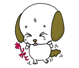 stamp of the puppy sticker #4298148