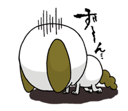 stamp of the puppy sticker #4298160