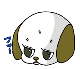 stamp of the puppy sticker #4298179