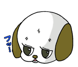 stamp of the puppy sticker #4298179