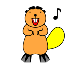 SINGING BEAVERS sticker #4298544