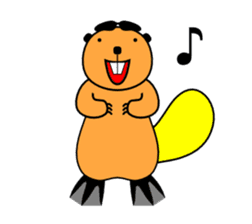 SINGING BEAVERS sticker #4298544