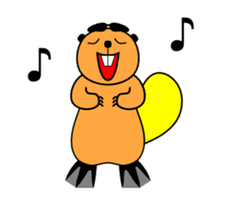 SINGING BEAVERS sticker #4298545