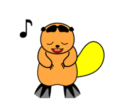 SINGING BEAVERS sticker #4298546